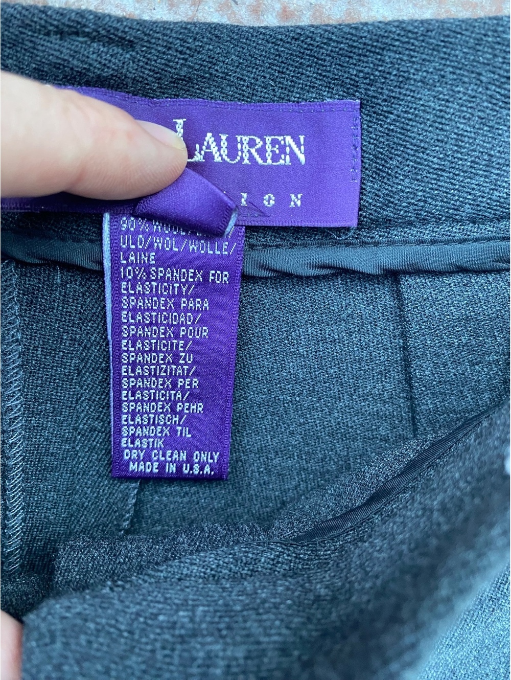 Ralph Lauren collection purple label vintage Americana wool blend button maxi 4 - Picture 3 of 7